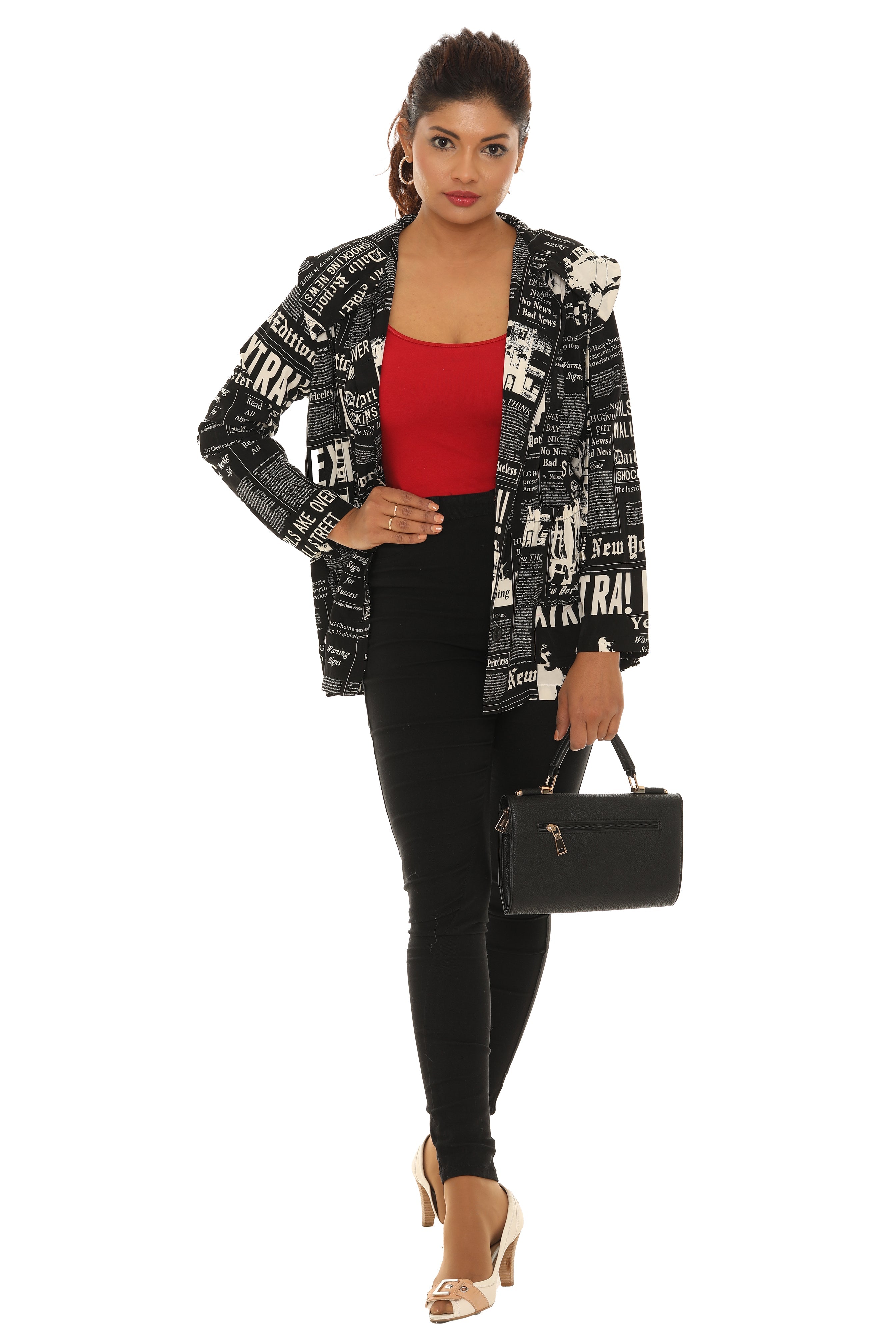 Newsprint Blazer - Shoreline Wear, Inc. Main image