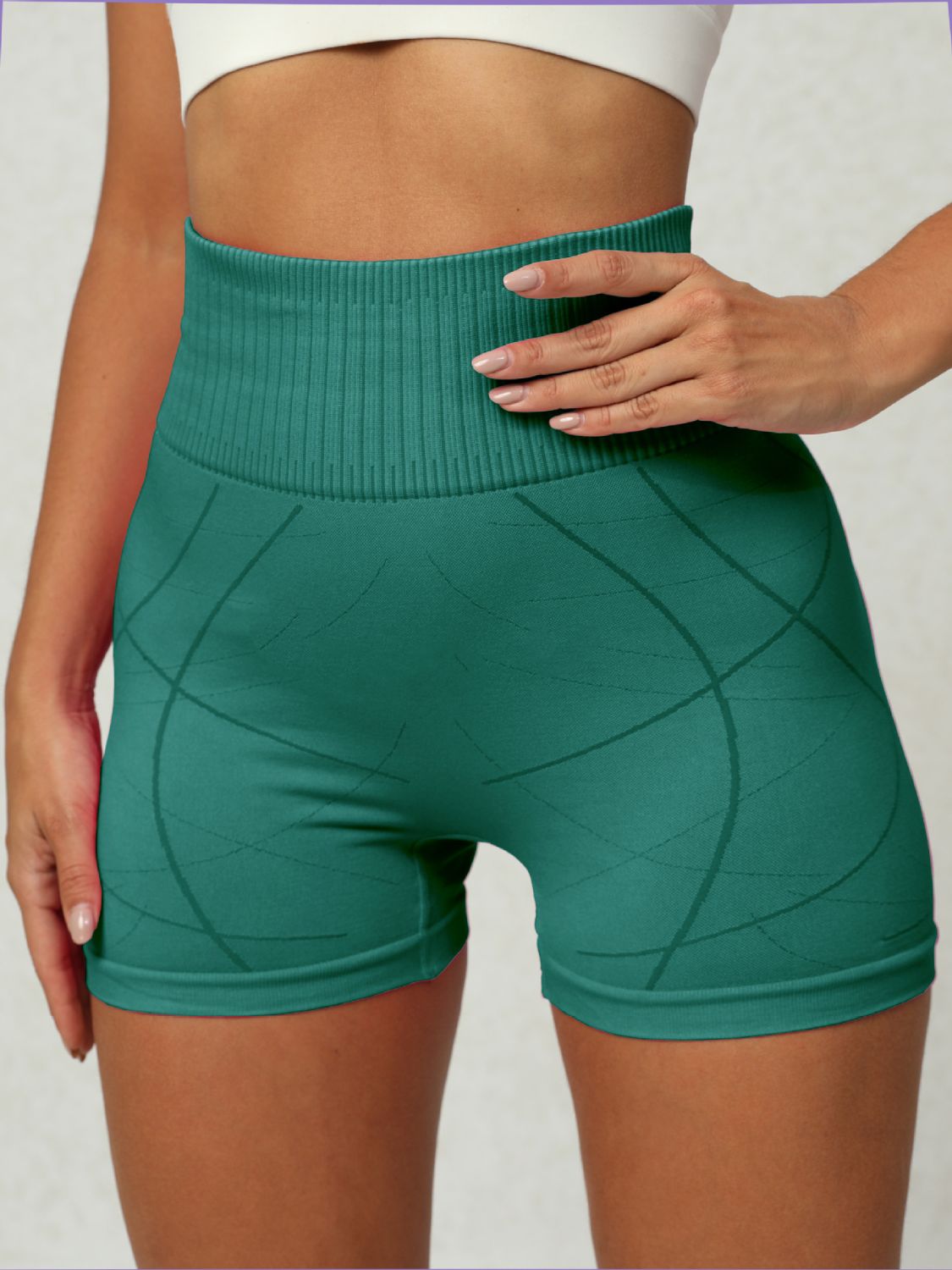 High Waist Active Shorts - Charming Charlie Main image