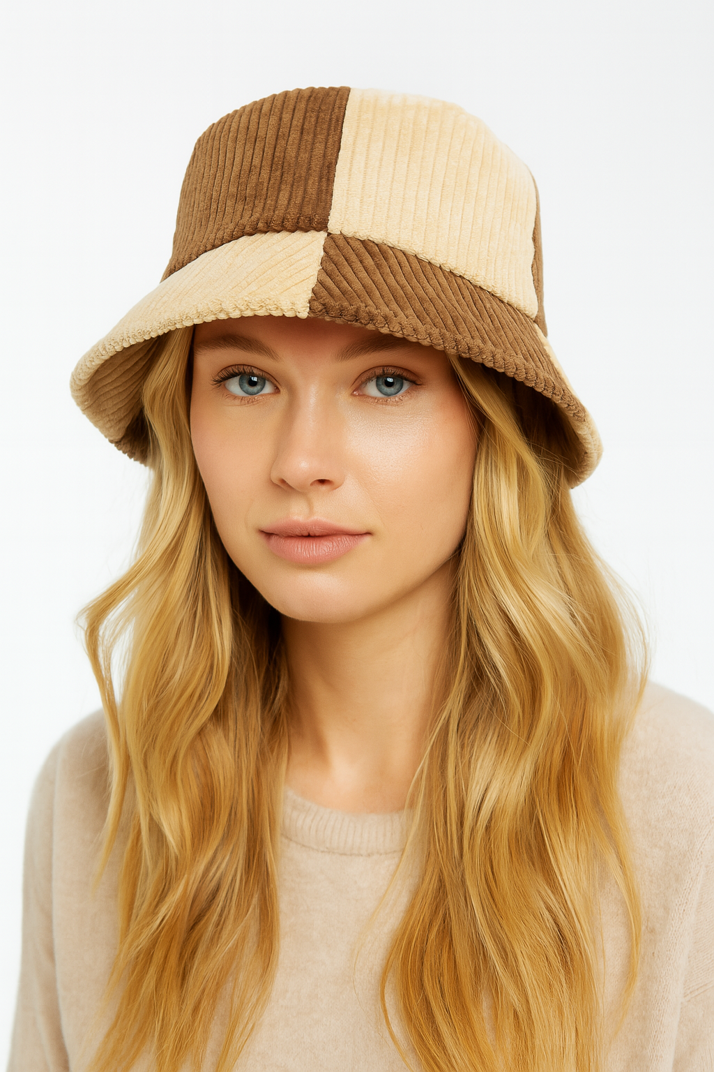 Colorblock Corduroy Bucket Hat - Charming Charlie Main image