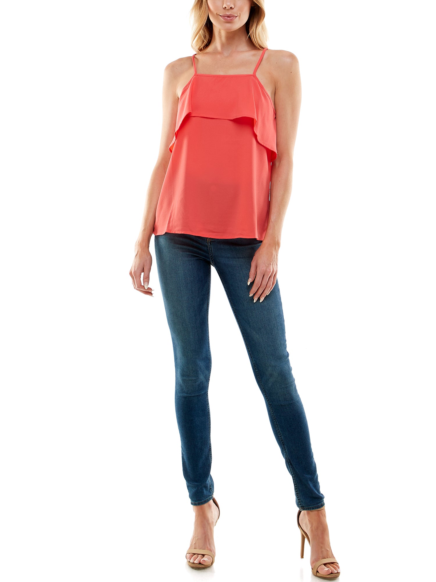 Ruffle Spagehtti Top - Charming Charlie Main image