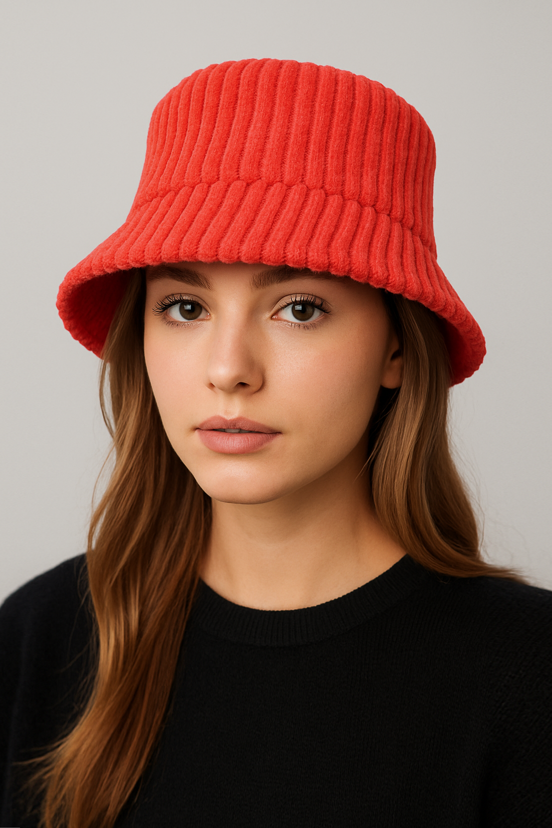 Solid Corduroy Bucket Hat - Charming Charlie Main image
