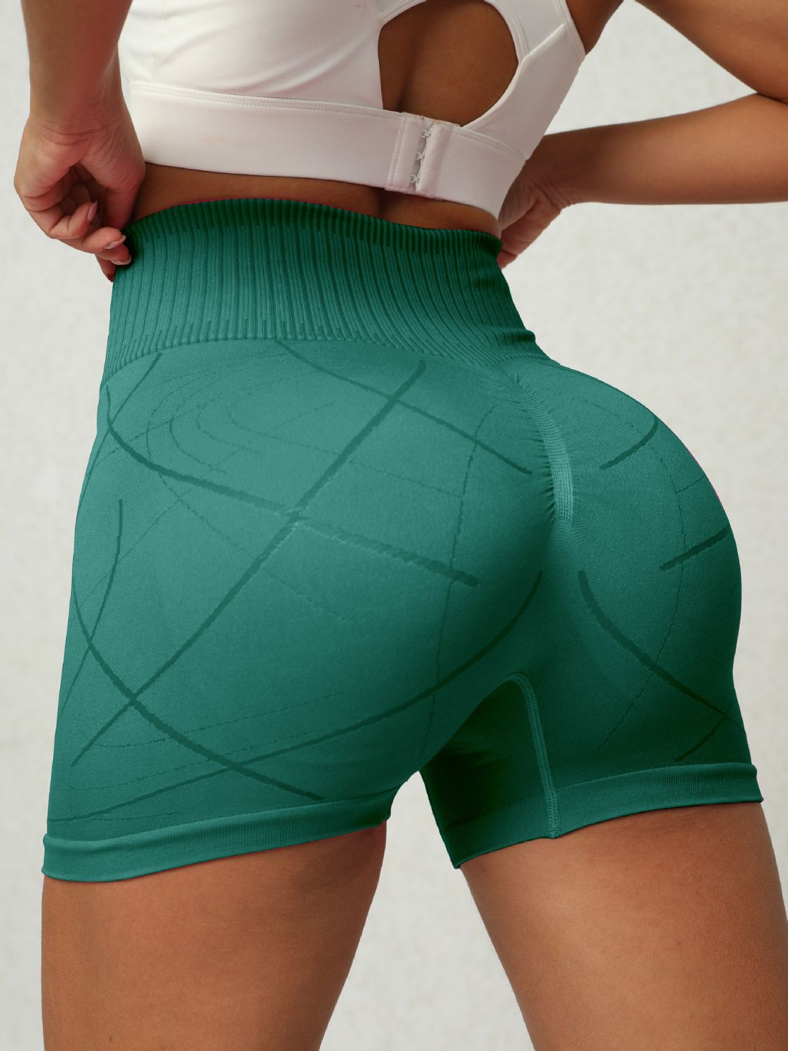 High Waist Active Shorts Secondary image