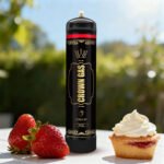 Crown Gas Strawberry Flavor Cream Can 640g - Image 3