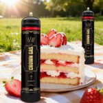 Crown Gas Strawberry Flavor Cream Can 640g - Image 4